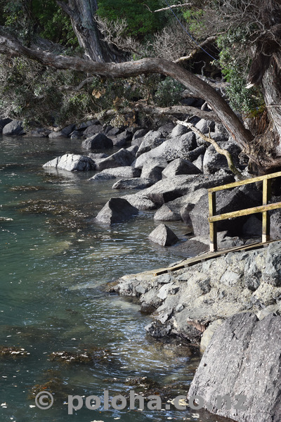 dinghy ramp at Ti Point wharf